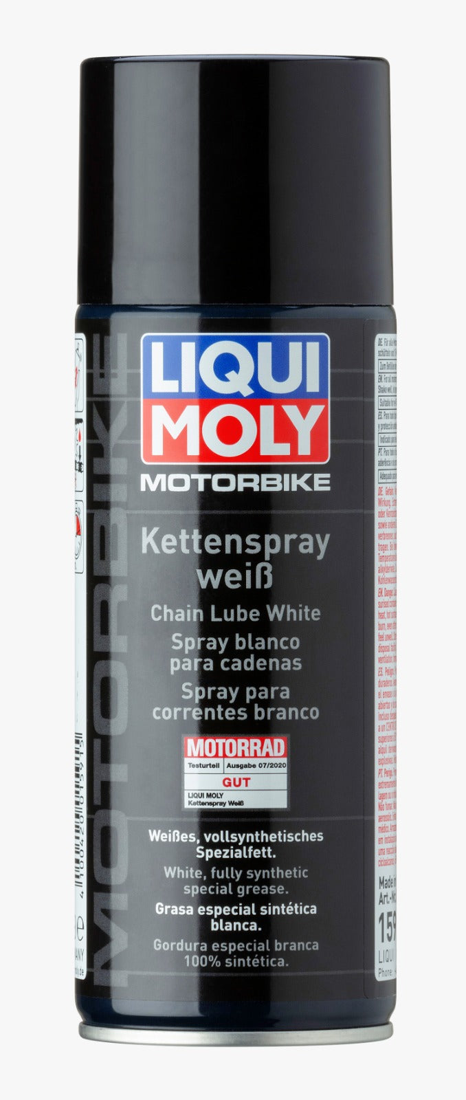 Motorbike Spray blanco para cadenas