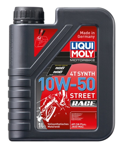 [51] Motorbike 4T Synth 10W-50 Street Race 1502 1 l